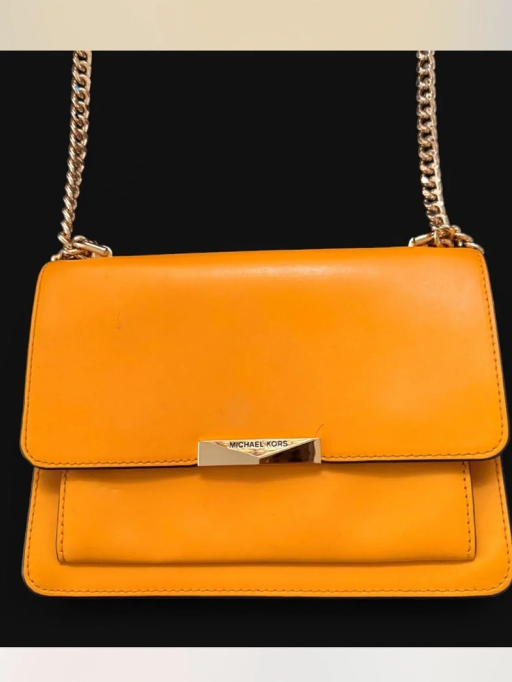 Michael Kors structured leather